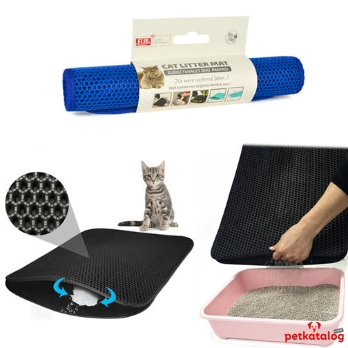 Lux Kedi Kumu Toplama Paspası 60x45 cm