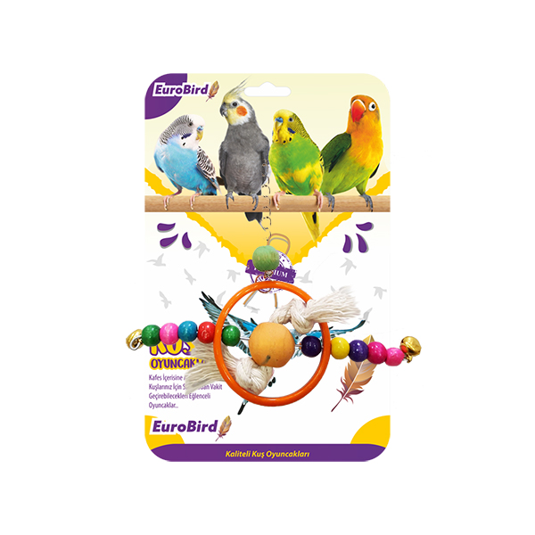 EuroBird Kuş Oyuncağı Bocuklu Halka