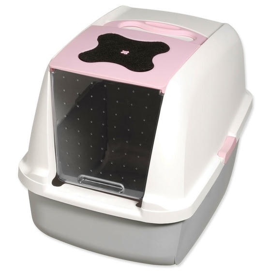 Hagen Catit Kapalı Kedi Tuvalet Kabini Pembe