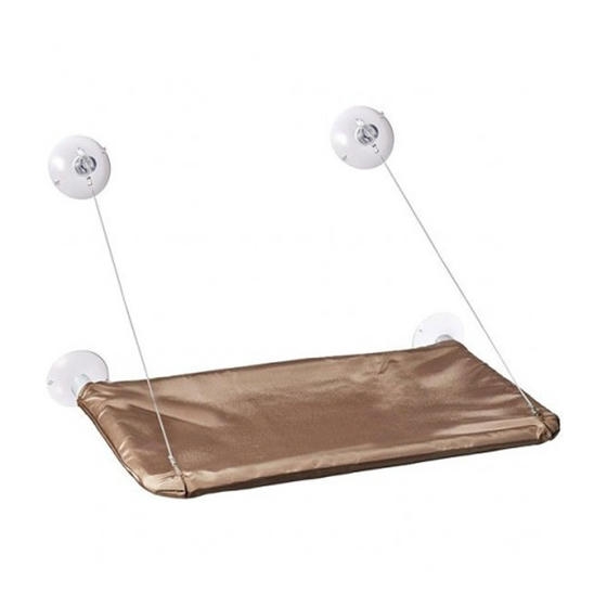 Petzoom Vantuzlu Kedi Pencere Yatağı 44.5 x 30 cm