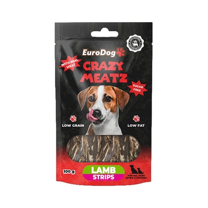 EuroDog Lamb Strips Köpek Ödül 100 Gr