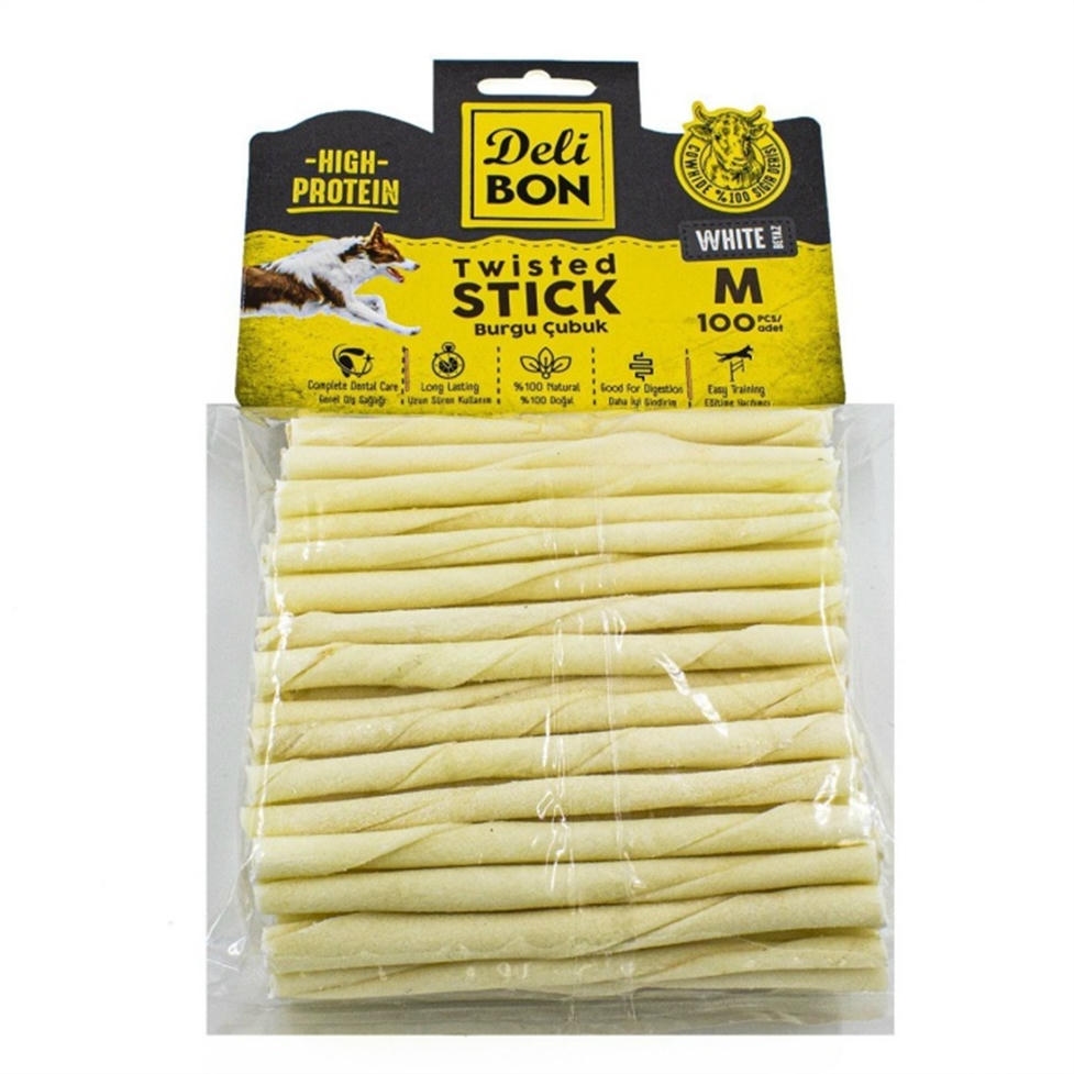 Delibon Burgu Eko Kalın 100 Adet - White