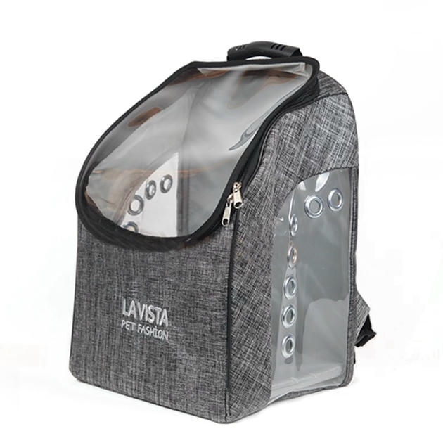 Lavista Pet Sırt Taşıma Çantası Gri 40x30x23 cm