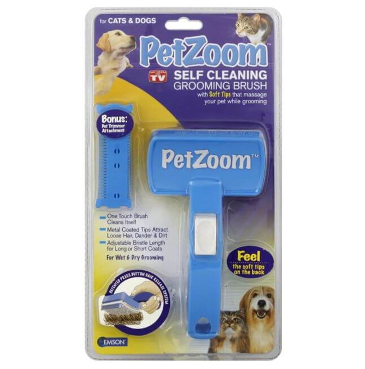 Pet Zoom Evcil Hayvan Tarağı Ve Tüy Kesme Aparatı