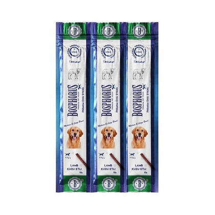 Bosphorus Kuzu Etli Orta ve Büyük Irk Köpek Ödül Çubuğu 30gr (3'lü)