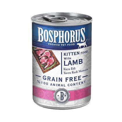 Bosphorus Kuzu Etli Taurinli Tahılsız Yavru Kedi Konservesi 415gr