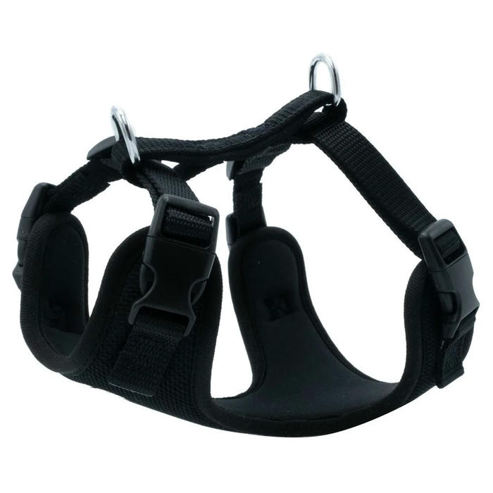 Doggie Havalı Dokuma Gögüs Tasması L-2x55,65 cm Siyah