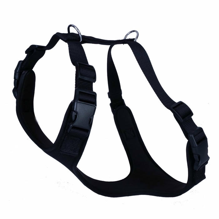 Doggie Havalı Dokuma Gögüs Tasması L-2x55,65 cm Siyah