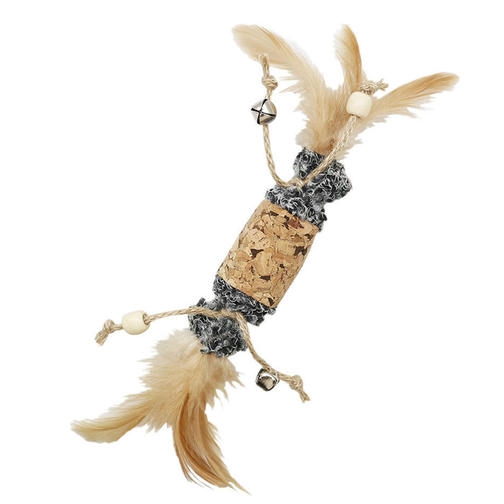 Eastland Tüylü Çıngıraklı Mantar Kedi Oyuncağı 9,5x3,5cm