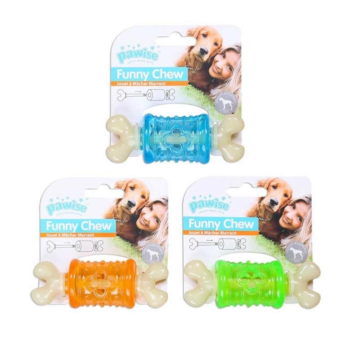 Pawise Funny Chew Halka Köpek Kemiği 13,5cm (Karışık Renkli)