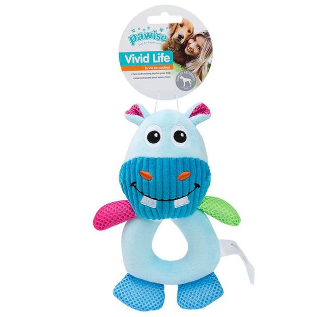 Pawise Vivid Life-Hollow Hippo Köpek Oyuncağı 15 cm