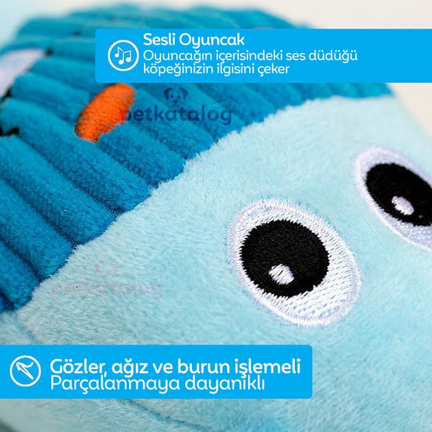 Pawise Vivid Life-Hollow Hippo Köpek Oyuncağı 15 cm