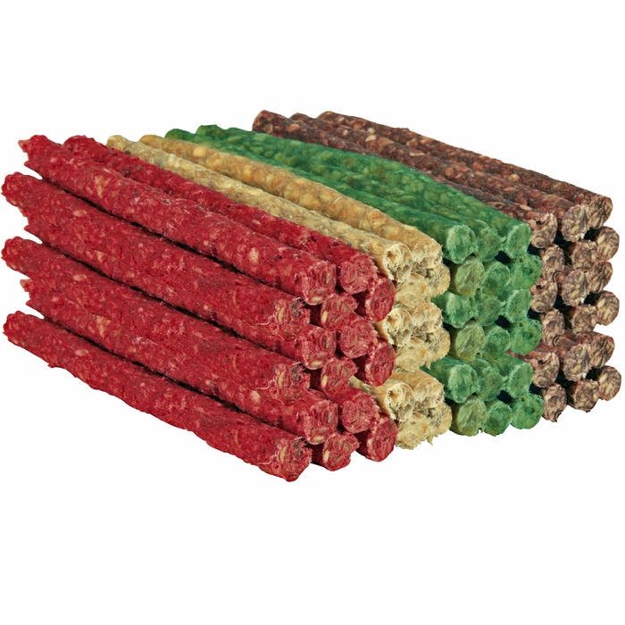Delibon چرم واقعی munchy ضخیم چوب مخلوط سگ تشویقی قطعات 60