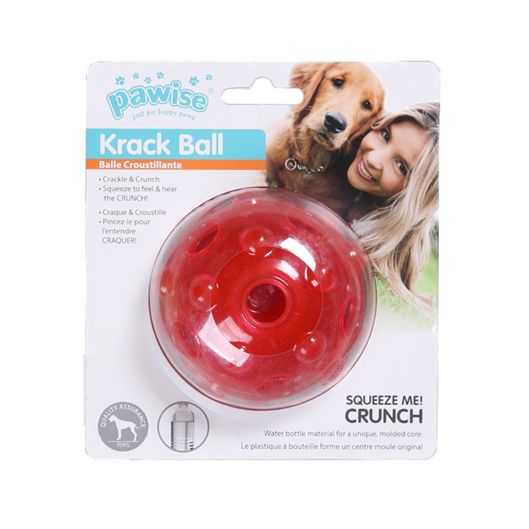 Pawise Krack Sesli Top Köpek Oyuncağı 7,5cm (Karışık Renkli)