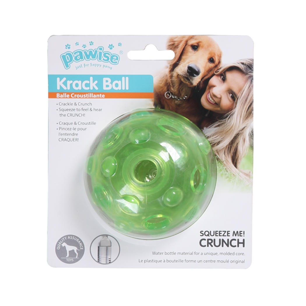 Pawise Krack Sesli Top Köpek Oyuncağı 7,5cm (Karışık Renkli)