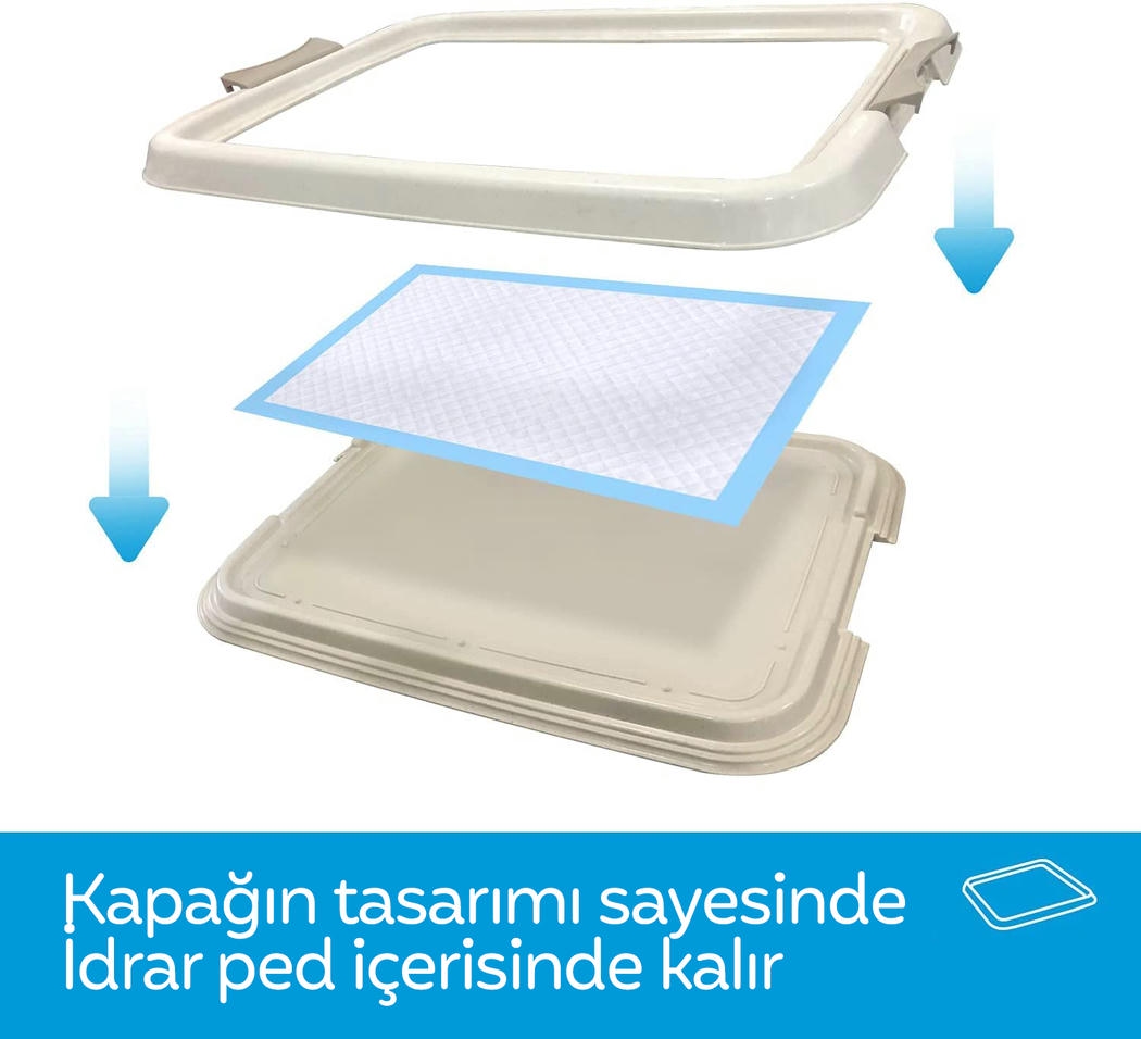 Pawise Köpek Tuvalet Ped Sıkıştırma Aparatı 60 cm x 60 cm