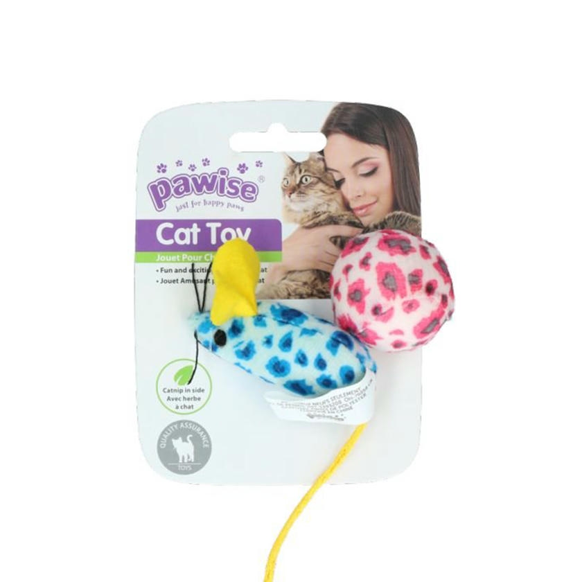 Pawise Simple Cat Peluş Oyuncak Top Fare