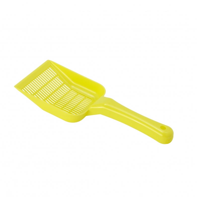 Pawise Plastik Kedi Kumu Küreği 28cm (Sarı)