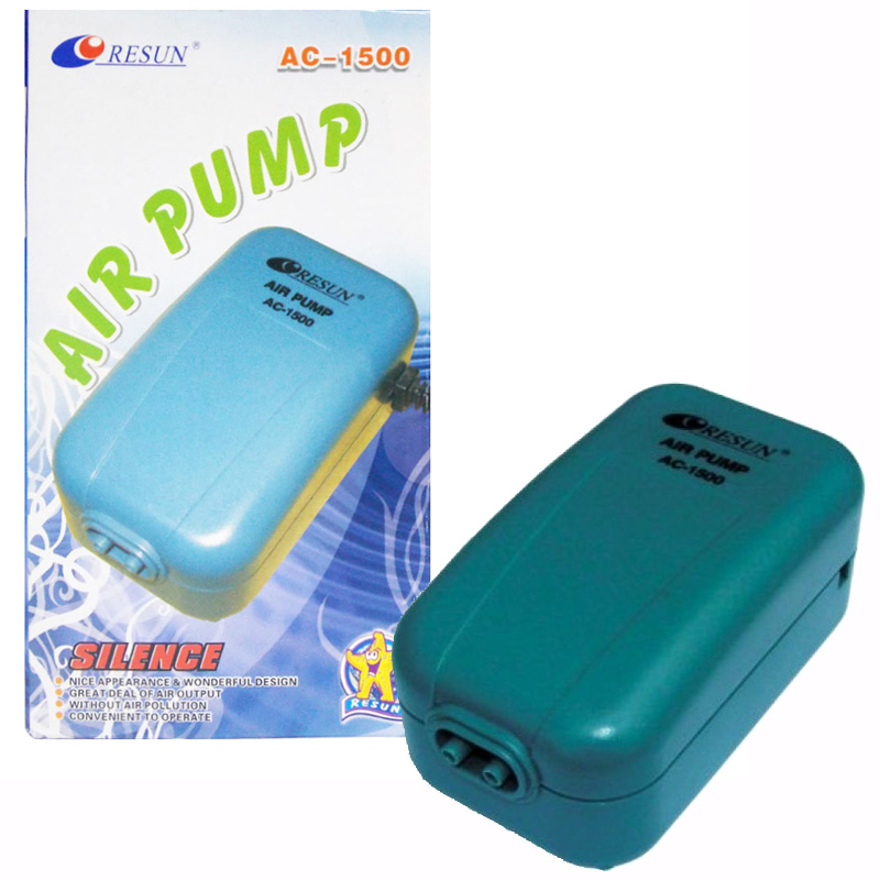 Resun AC-1500 İki Çıkışlı Akvaryum Hava Motoru 3 Watt