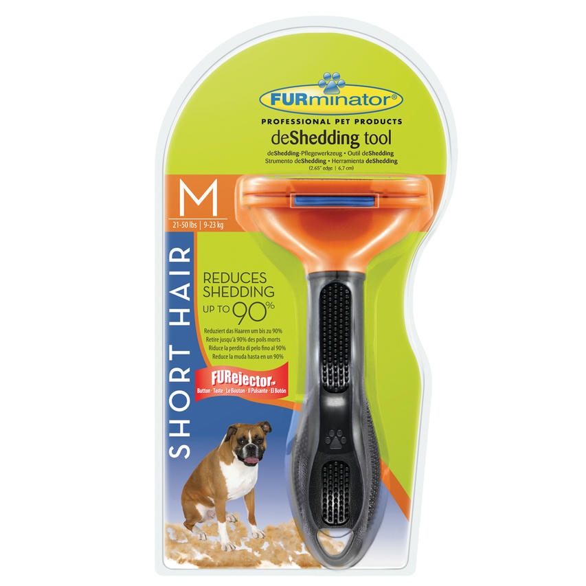 Furminator Kısa Tüylü Köpekler İçin Tüy Tarağı Medium
