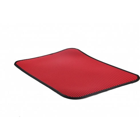 Perfect Elekli Tuvalet Önü Kedi Kum Paspası 60x40 Kırmızı