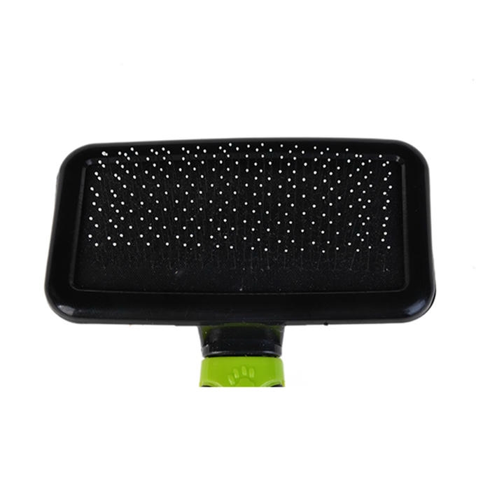 Zampa Plastik Saplı Köpek Fırçası 17x10cm, Siyah