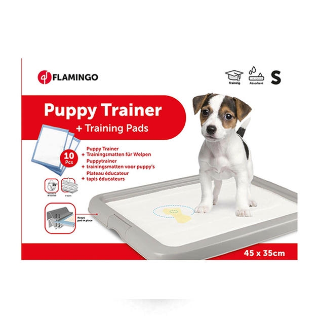 Flamingo Eğitim Pedi Altlığı + 10 Eğitim Pedi Small