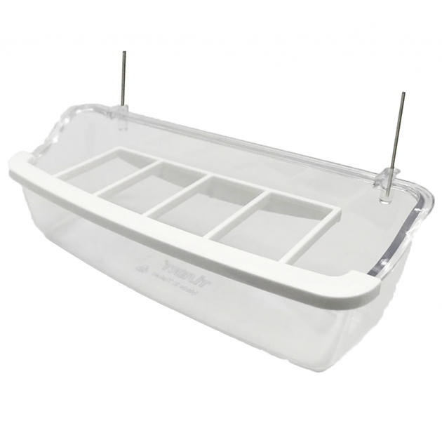 Ti-Sert Telli Izgaralı Yemlik şeffaf 15CM