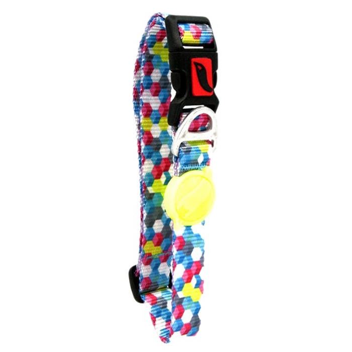 Tailpetz Köpek Boyun Tasması Cube Renkli Küp Desenli Medium 30-50 cm