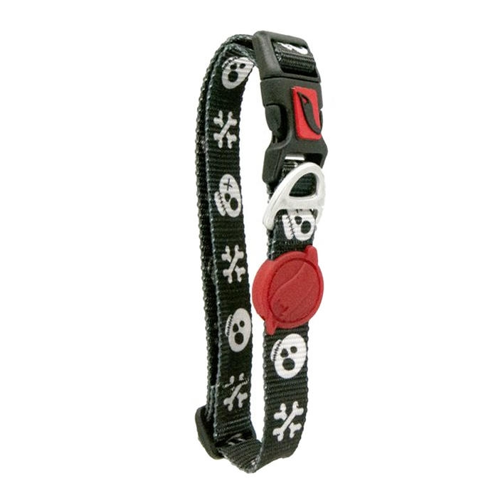 Tailpetz Köpek Boyun Tasması Boo Kuru Kafa Desenli Large 40-65 cm