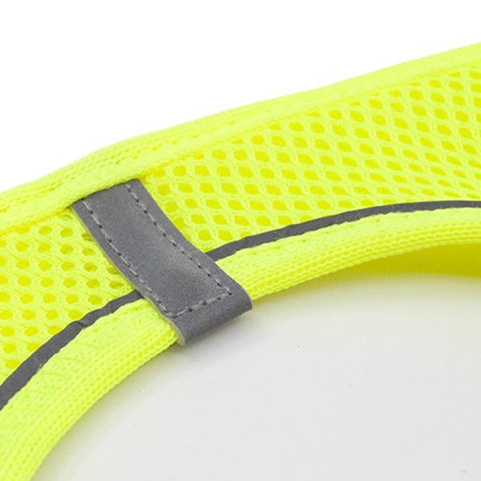 Tailpetz Airmesh قلاده کتفی گربه و سگ نژاد کوچک Neon Lime [2XSmall]