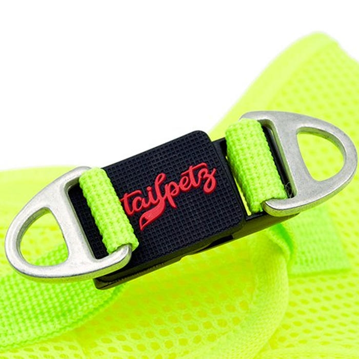Tailpetz Airmesh Köpek Göğüs Tasması Neon Lime [Large]