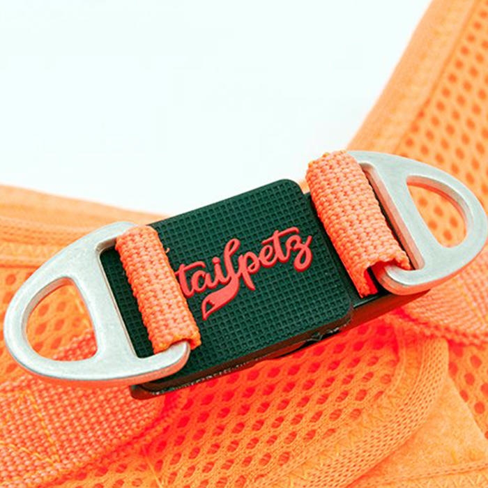 Tailpetz Airmesh قلاده کتفی گربه و سگ نژاد کوچک نارنجی [3XSmall]