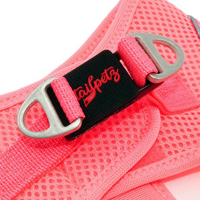 Tailpetz Airmesh Köpek Göğüs Tasması Pembe [Large]