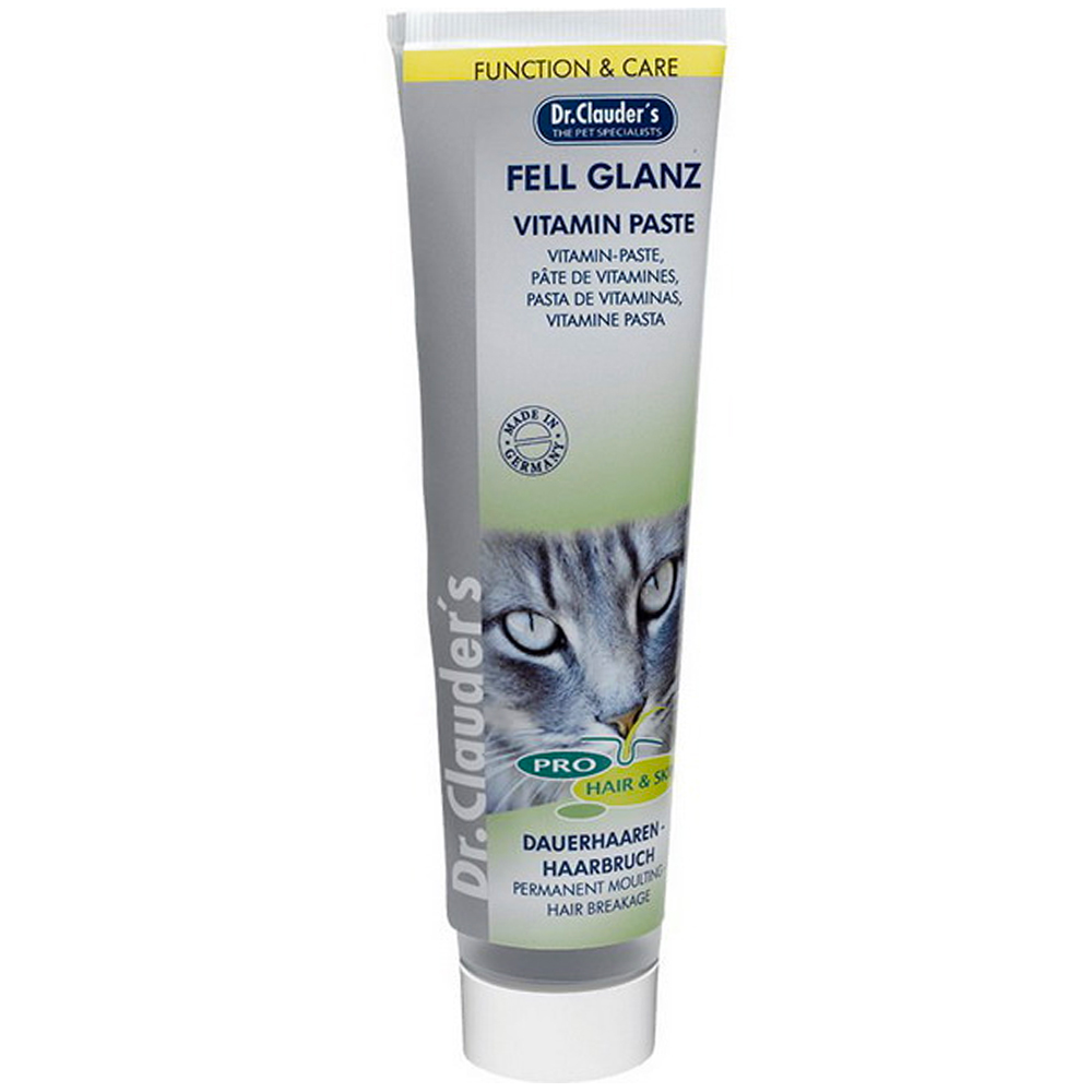 Dr. Clauders Feel Glanz Kedi Tüy Dökümü Azaltıcı-Tüy Parlaklaştırıcı Vitamin Macunu 100 gr