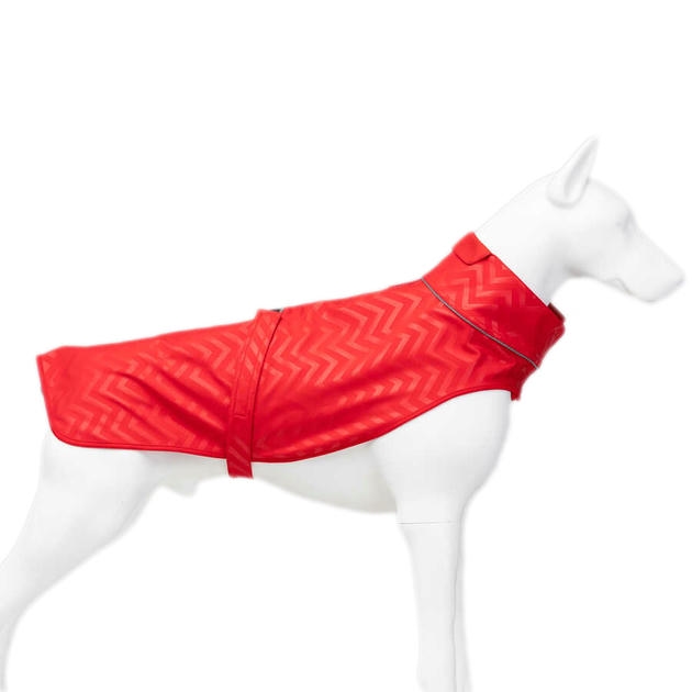 Lindo Softshell Red Stripe Küçük,Orta ve Büyük Irk Köpek Yağmurluğu Beden 1