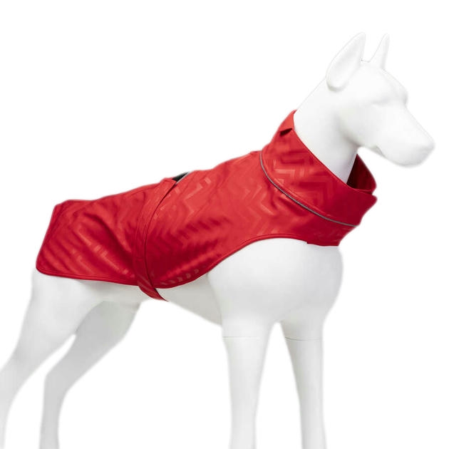 Lindo Softshell Red Stripe Küçük,Orta ve Büyük Irk Köpek Yağmurluğu Beden 4