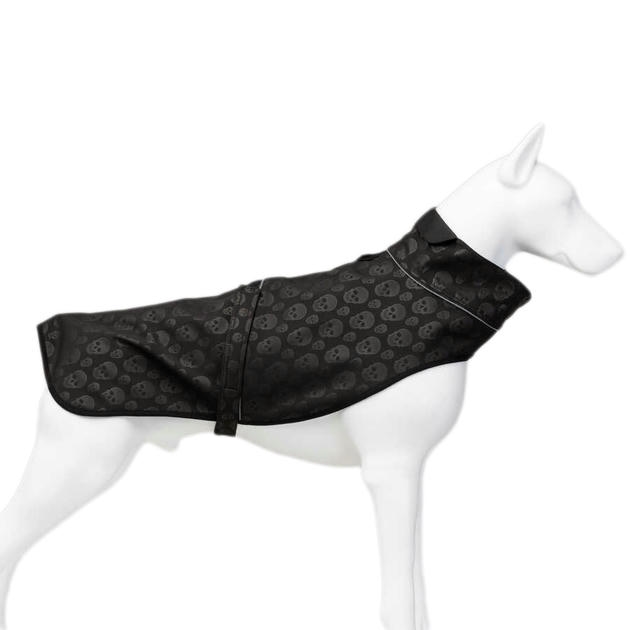Lindo Softshell Black Skull Küçük,Orta ve Büyük Irk Köpek Yağmurluğu Beden 1