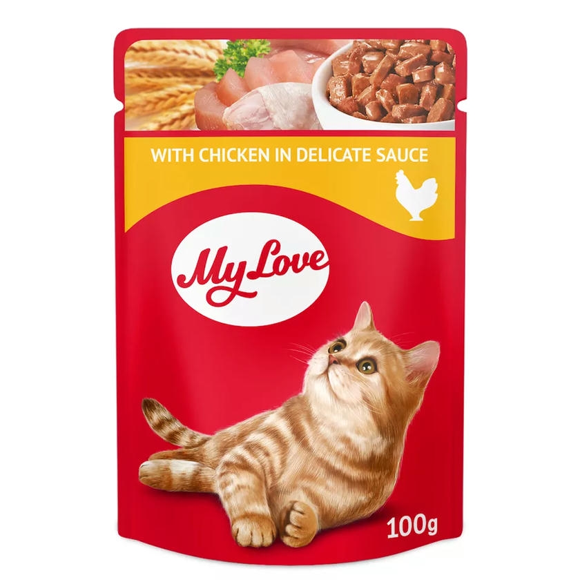 My Love Sos İçinde Tavuk Etli Pouch Kedi Maması 100 Gr