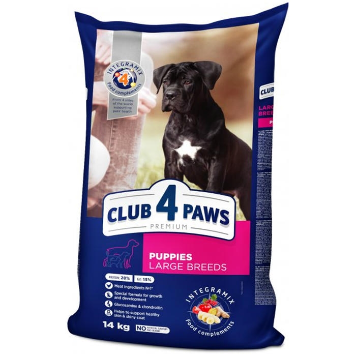 Club4Paws Premium Tavuklu Büyük Irk Yavru Köpek Maması 14 Kg