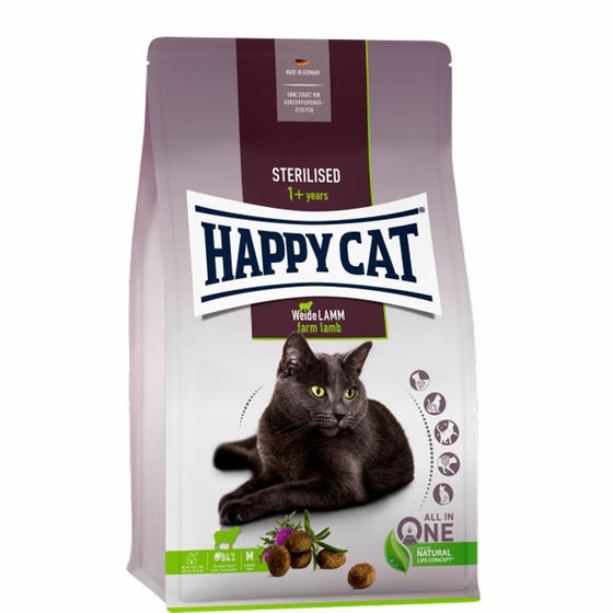 Happy Cat Sterilised Kuzulu Kısır Kedi Maması 4 Kg