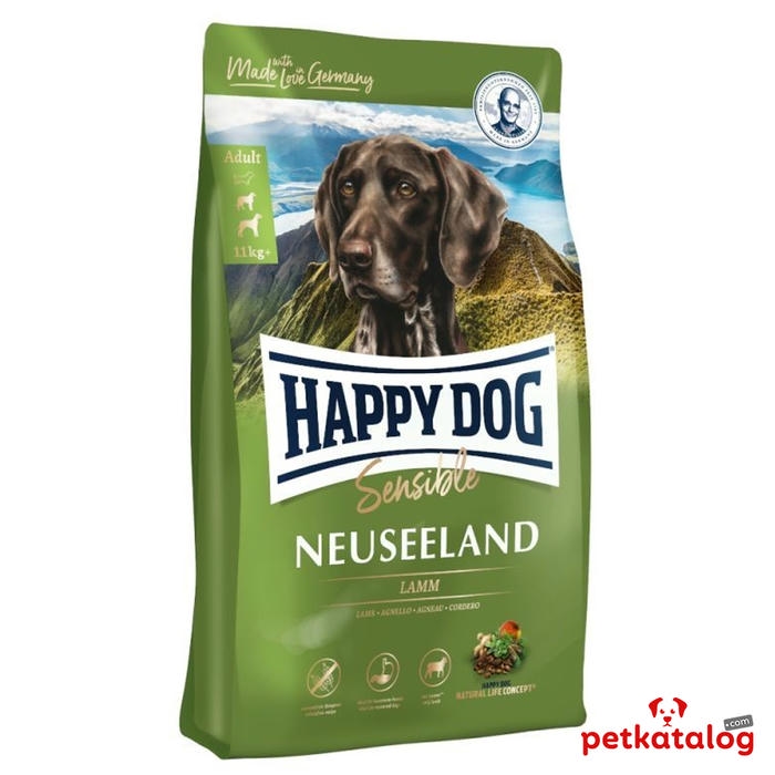 Happy Dog Neuseeland غذای سگ حساس با بره 4 Kg