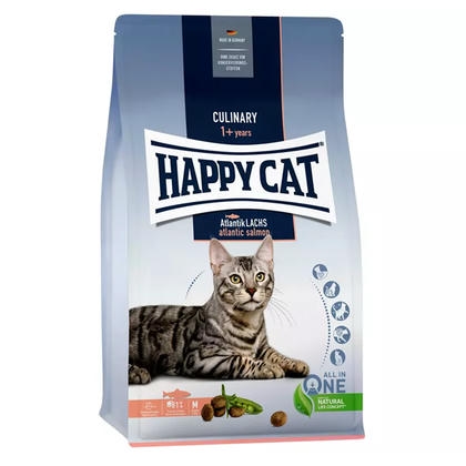 Happy Cat Atlantic Lachs Somonlu Yetişkin Kedi Maması 10 Kg