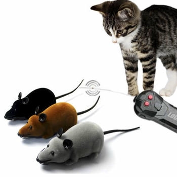 Teng Kumandalı Fare Kedi Oyuncağı (Karışık Renklerde)