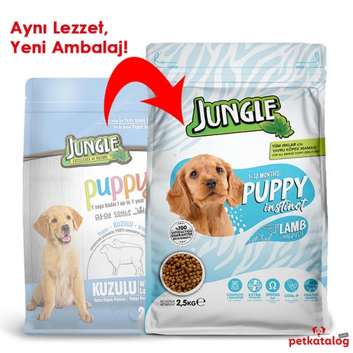 Jungle Kuzu Etli Yavru 2,5 Kg Köpek Maması
