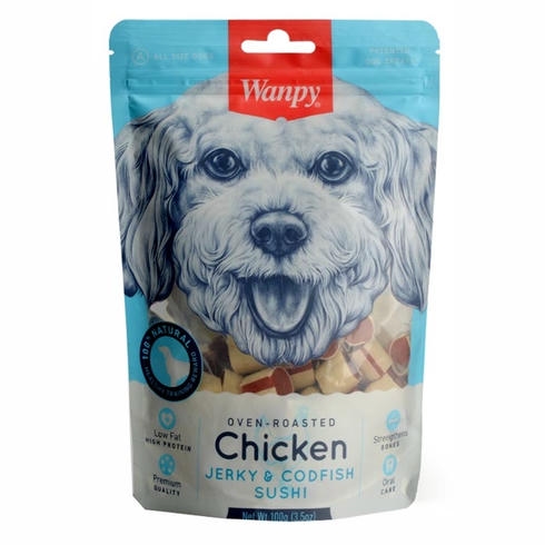 Wanpy Tavuk &Morina Balıklı Köpek Ödülü 100 gr