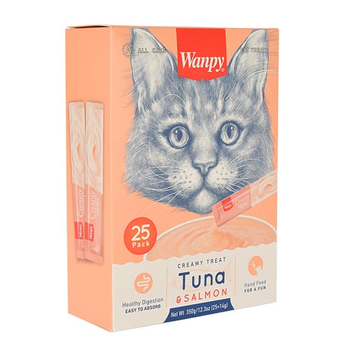 Wanpy Ton Balığı&Somon Sıvı Ödül 25x14 gr