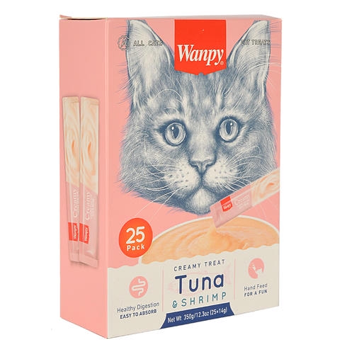 Wanpy Ton Balığ&Karides Sıvı Ödül 25x14gr