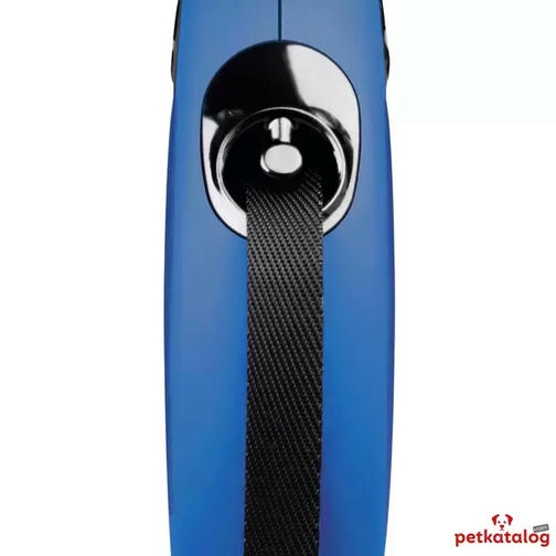 Flexi New Classic نواری اتوماتیک افسار آبی [Small] 5m
