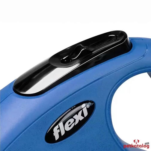 Flexi New Classic نواری اتوماتیک افسار آبی [Small] 5m